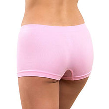Load image into Gallery viewer, Alyce Intimates Pack of 7 Seamless No Show Womens Boyshort Hipster Panty, Standard &amp; Plus Sizes Grays
