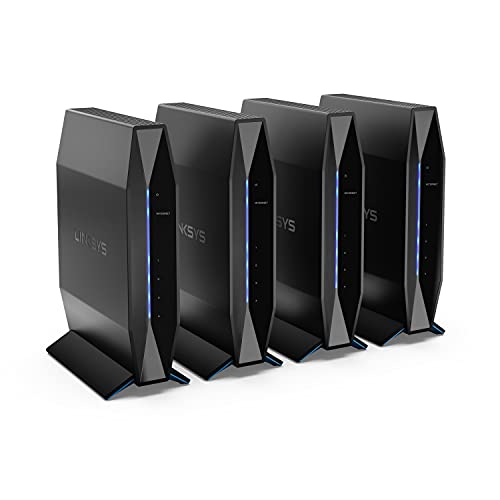 Linksys WiFi 6 Router, Dual-Band, 6,000 Sq. ft Coverage, 80+ Devices, Speeds up to (AX1800) 1.8Gbps - E7354-AMZ