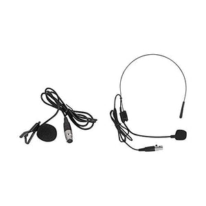 Wireless Microphone System Frequency A 8 Channel Microphone UHF 4 Handheld Mic 4 Headset 4 Lavalier Bodypack 4 Lapel Mic Karaoke System Church Speaking Conference Wedding Party Ktv