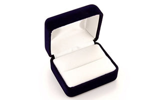 14k REAL White Gold SOLID Wedding Engagement Ring - Size 6
