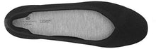 Load image into Gallery viewer, Clarks womens Carly Wish Ballet Flat, Black Knit, 7 Wide US
