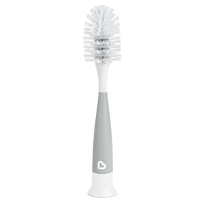 Munchkin Miracle Dual Sided Cup and Baby Bottle Brush, Includes Straw Brush, Grey