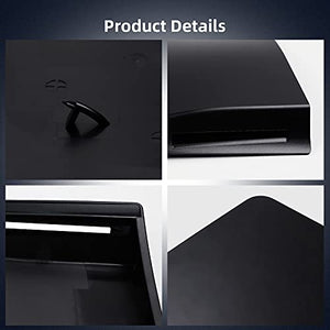NexiGo PS5 Accessories Plates for Playstation 5 Disc Edition, ABS Anti-Scratch Dustproof Protective Shell Cover, Replacement Face Plate for PS5 Disc Edition (Matte Black)