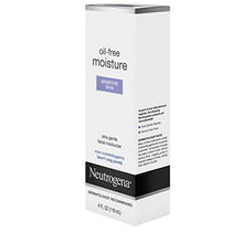 Load image into Gallery viewer, Neutrogena Oil Free Moisture Daily Hydrating Facial Moisturizer &amp; Neck Cream with Glycerin - Fast Absorbing Ultra Gentle Lightweight Face Lotion &amp; Sensitive Skin Face Moisturizer, 4 fl. oz (Pack of 2)
