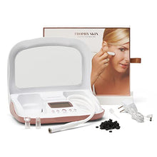 Load image into Gallery viewer, Trophy Skin MicrodermMD - At Home Microdermabrasion Kit - Anti Aging and Acne Treatment - Contains Real Diamond and Pore Extractor Tips to Rejuvenate Skin and Reduce Acne Scars - White

