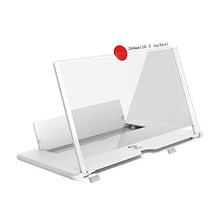 Load image into Gallery viewer, 12&quot;Screen Magnifier Cell Phone 3D HD Movie Video Amplifier with Foldable Holder Stand for iPhone X/8/8 Plus/7/7 Plus/6/6s/6 Plus/6s Plus and All other Smart Phones.A Smart Gift For Family
