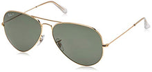 Load image into Gallery viewer, Ray-Ban Unisex-Adult RB3025 Classic Sunglasses, Gold/Green Polarized, 58 mm
