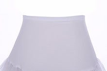 Load image into Gallery viewer, Dresstells Women's Vintage Rockabilly Petticoat Skirt Tutu 1950s Underskirt white XL
