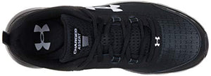 Under Armour mens Charged Assert 8 Running Shoe, Black/White, 11 US