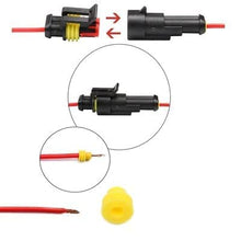 Load image into Gallery viewer, 708Pcs 43 Kits Waterproof Automotive Electrical Connector Terminals 1/2/3/4/5/6 Male&amp;Female Pin Automotive Wire Connectors Kit
