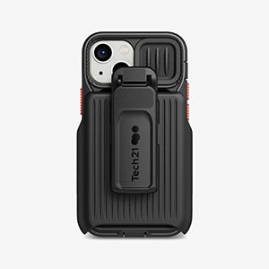 Tech21 Evo Max for iPhone 13 mini – Ultra-Protective and Rugged Phone Case with Holster and 20ft Multi-Drop Protection