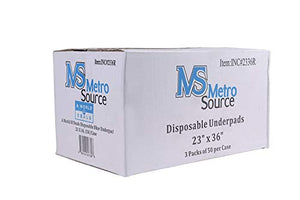 A WORLD OF DEALS INC2336R Disposable Blue Underpad 23 X 36, 150/Case