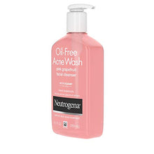 Load image into Gallery viewer, Neutrogena Oil-Free Salicylic Acid Pink Grapefruit Pore Cleansing Acne Wash and Facial Cleanser with Vitamin C, 9.1 fl. oz
