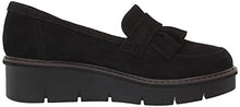 Load image into Gallery viewer, Clarks Women's Airabell Slip Loafer, Black Suede, 9
