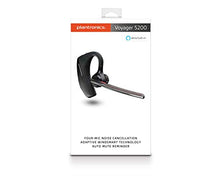 Load image into Gallery viewer, Poly Voyager 5200 Bluetooth Headset (Plantronics) - Single-Ear (Mono) Bluetooth Earpiece with Noise Canceling Mic - Cell/Mobile Phone Headset
