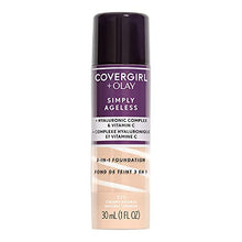Load image into Gallery viewer, Covergirl + Olay Simply Ageless 3-in-1 Liquid Foundation, Creamy Natural
