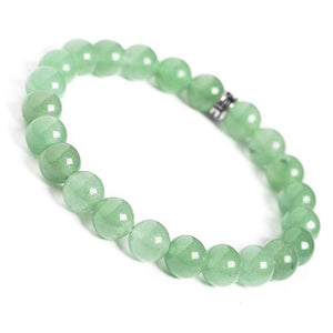 BONNY BOXX Natural Healing Gemstone Bracelet, 8mm Semi Precious Stone Bracelet for Men Women, Stress Relief Crystal Jewelry