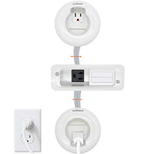 Load image into Gallery viewer, ECHOGEAR in-Wall TV &amp; Soundbar Power Kit Safely Hides Cables Behind Your Wall - Includes Low Voltage Cable Managment to Conceal All TV &amp; Soundbar Wires (HDMI, Optical, etc.)
