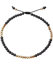 Load image into Gallery viewer, XHUUU Lava Rock Stone with Copper Beads Ankle Bracelets for Women Essential Oils Diffuser Worry Stone Healing Crystals Beach Foot Jewelry
