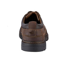 Load image into Gallery viewer, Dockers Mens Overton Leather Rugged Casual Oxford Shoe with Stain Defender - Wide Widths Available, Red Brown, 12 W
