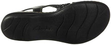 Load image into Gallery viewer, Clarks Women's Leisa Janna Sandal, Black Leather, 80 M US
