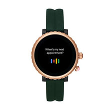 Load image into Gallery viewer, Kate Spade New York Women's Gen 4 Scallop Sport HR Heart Rate Silicone Touchscreen Smart Watch, Color: Green (Model: KST2016)
