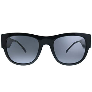 Versace VE 4359 GB1/81 Black Plastic Square Sunglasses Grey Polarized Lens