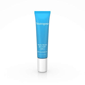 Neutrogena Hydro Boost Hydrating Gel Eye Cream with Hyaluronic Acid, Dermatologist Recommended Water Gel Under-Eye Cream, Oil-, Dye- & Fragrance Free, 0.5 fl. oz