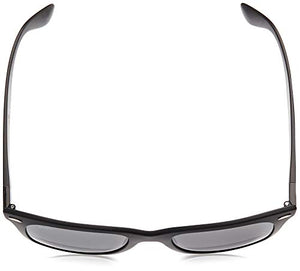 Ray-Ban Unisex-Adult RB4195 Wayfarer Liteforce Sunglasses, Matte Black/Grey Gradient Mirror, 52 mm