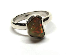 Load image into Gallery viewer, Natural Ethiopian Opal 925 Solid Sterling Silver Ring Size 6
