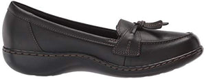 Clarks Women's Ashland Bubble Slip-On Loafer, Black, 8 M US