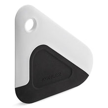 Load image into Gallery viewer, KOHLER Kitchen Pot and Pan Dish Scraper, Silicone and Nylon, Heat Resistant, White and Charcoal
