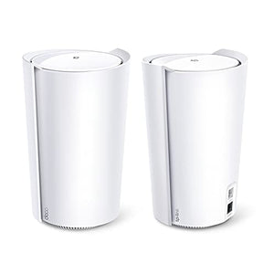 TP-Link AX6600 Deco Tri-Band WiFi 6 Mesh System(Deco X90) - Covers up to 6000 Sq.Ft, Replaces Routers and Extenders, AI-Driven and Smart Antennas, 2-Pack