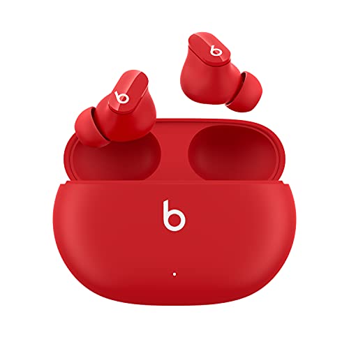 Beats Studio Buds - True Wireless Noise Cancelling Earbuds - Compatible with Apple & Android, Built-in Microphone, IPX4 Rating, Sweat Resistant Earphones, Class 1 Bluetooth Headphones - Beats Red