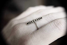 Load image into Gallery viewer, Moon Phase Ring, Moon Phase Jewelry, Moon Phase, Moon Ring, Sterling Silver Ring, Stacking Rings, Dainty Ring, Silver Moon Ring, Simple Ring
