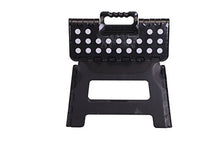 Load image into Gallery viewer, Utopia Home Foldable Step Stool for Kids - 11 Inches Wide and 8 Inches Tall - Holds Up to 300 lbs - Lightweight Plastic Folding Step Stool for Kids, Kitchen, Bathroom &amp; Living Room (Black, 1)
