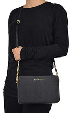 Load image into Gallery viewer, Michael Kors Women&#39;s Jet Set Item Crossbody Bag No Size (Black)
