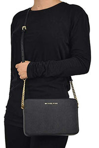 Michael Kors Women's Jet Set Item Crossbody Bag No Size (Black)