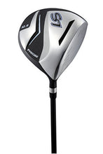Load image into Gallery viewer, 18 Piece Men&#39;s Complete Golf Club Package Set With Titanium Driver, #3 &amp; #5 Fairway Woods, #4 Hybrid, 5-SW Irons, Putter, Stand Bag, 4 H/C&#39;s (Blue, Regular Size)
