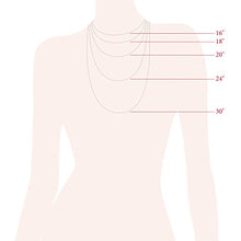 Load image into Gallery viewer, Natural Emerald Pendant Necklace with Diamonds in Sterling Silver, 18"
