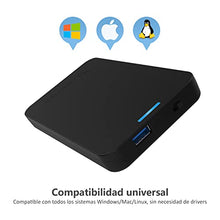 Load image into Gallery viewer, SABRENT 2.5-Inch SATA to USB 3.0 Tool-Free External Hard Drive Enclosure [Optimized for SSD, Support UASP SATA III] Black (EC-UASP)
