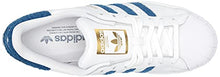 Load image into Gallery viewer, adidas Originals Men's Superstar Sneaker, White/Gold Metallic, 8.5
