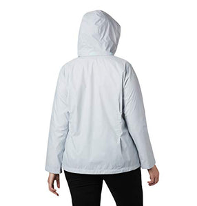 Columbia Women's Switchback III Printed Jacket, Packable, Cirrus Grey Wispy Bamboo Emboss, Medium