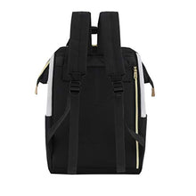 Load image into Gallery viewer, Himawari Laptop Backpack Travel Backpack With USB Charging Port Large Diaper Bag Doctor Bag School Backpack for Women&amp;Men(9001-Gray&amp;Black)
