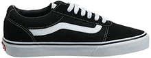 Load image into Gallery viewer, Vans YT Ward Sneaker, Black ((Suede/Canvas) Black/White Iju), 11 US Unisex Little Kid
