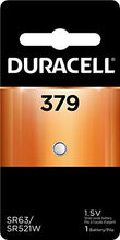 Load image into Gallery viewer, Duracell – 379 1.5V Silver Oxide Button Battery – long-lasting battery – 1 count
