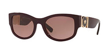 Load image into Gallery viewer, Versace Woman Sunglasses, Burgundy Lenses Acetate Frame, 55mm
