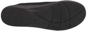 Clarks Women's CloudSteppers Sillian Paz Slip-On Loafer, Black Synthetic Nubuck, 8 M US
