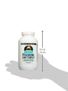Source Naturals Hyaluronic Joint Complex with Glucosamine, Chondroitin & MSM Extra Strength - 240 Tablets