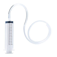 Load image into Gallery viewer, 3 Pack 150ml Syringes with 27.6-Inch Tubes, Large Plastic Syringe for Scientific Labs, Nutrient Measuring, Watering, Refilling
